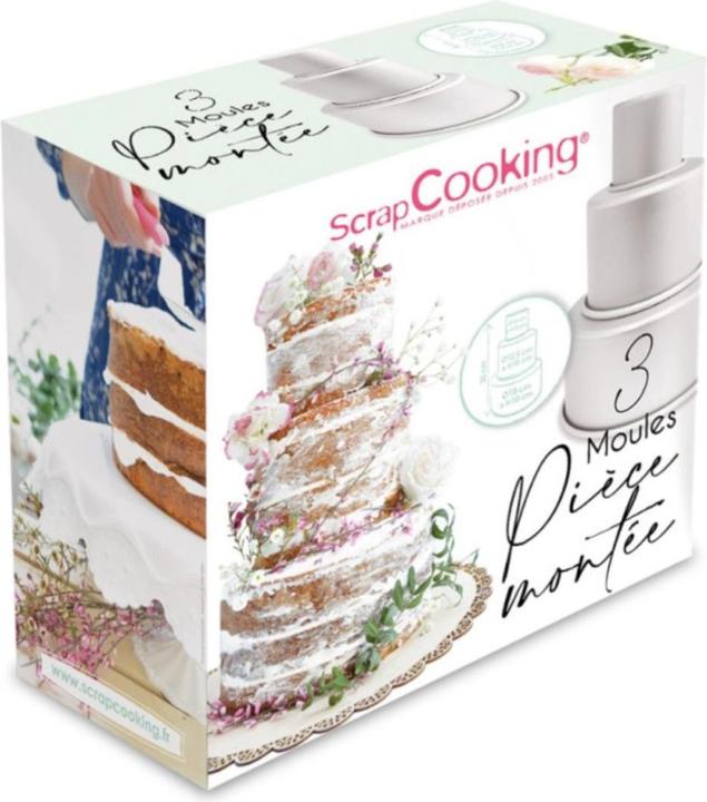 Produktbild ScrapCooking Backform für Hochzeitstorte (3stk) (18 cm)