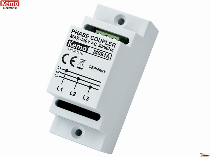 Immagine prodotto Kemo Accoppiatore di fase per prodotti Powerline M091A (650 Mbit/s)