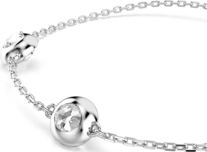 Actual product image Swarovski Una Angelic Armband Rundschliff Doppelseitige Motive Weiss Rhodiniert (24 cm, Swarovski Metal)