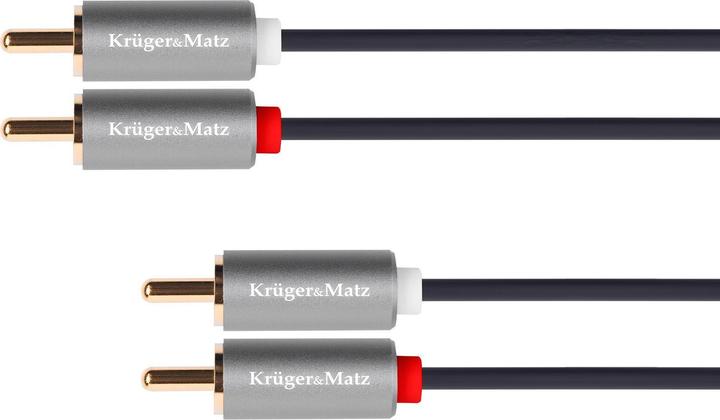 Krüger&Matz RCA (Cinch) x2 - RCA (Cinch) x2 Kabel 3 m (5076) (3 m)