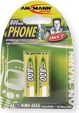 Produktbild Ansmann AA (2 Stk., AA, 800 mAh)