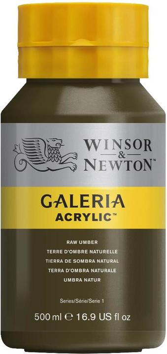 Produktbild Winsor & Newton Galeria Acrylic 500Ml Raw Umber 554 (Umbra, 500 ml)