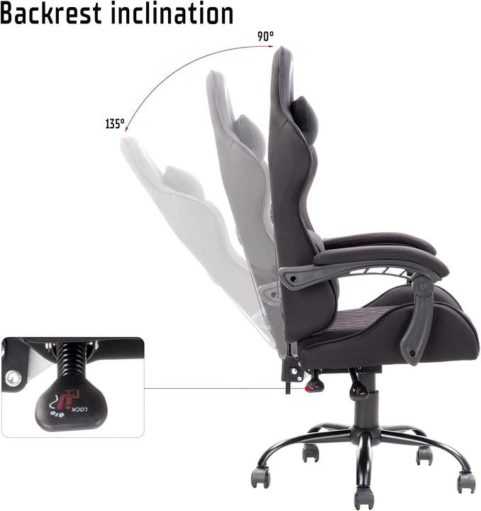 Immagine prodotto Itek Fauteuil Gamer compatibile Rombo FF10 (Noir)