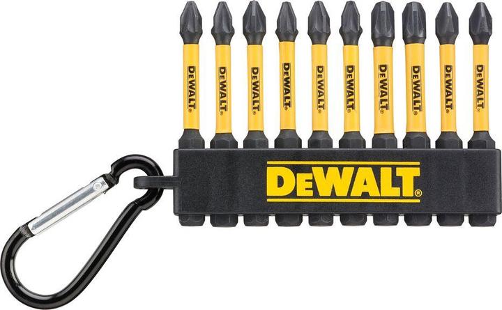 Produktbild DeWalt Flextorq Bit-Set 10-Tlg. Ph/Pz 57 mm Schlüsselanhänger
