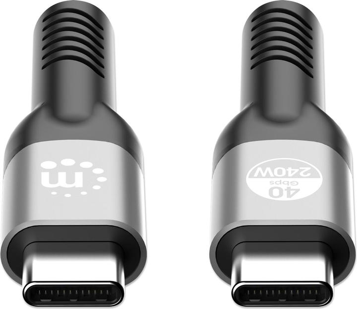 Image du produit Manhattan USB C – USB C (1 m, USB 4.0, 240 W)