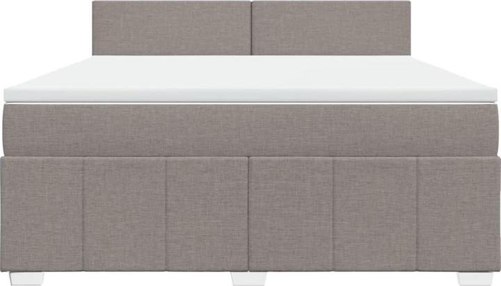 Actual product image vidaXL Bo x springbett mit Matratze 120 x 200 cm Stoff (120 x 200 cm)