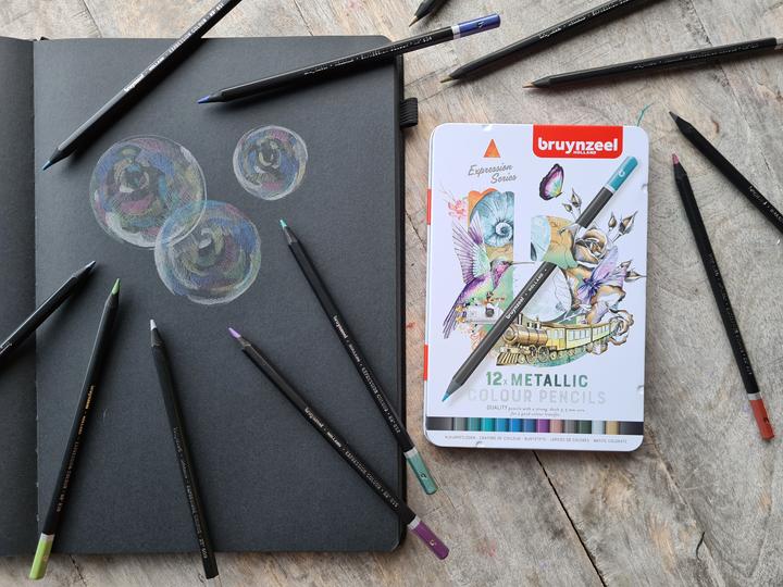 Produktbild Bruynzeel Expression Farbstifte Metallic 12er (12x)