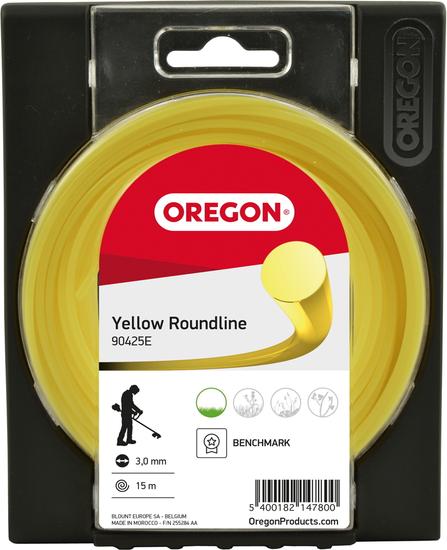 Actual product image Oregon Thread yellow round 1.7 mm x 15 m (Trimmer line + line spool)