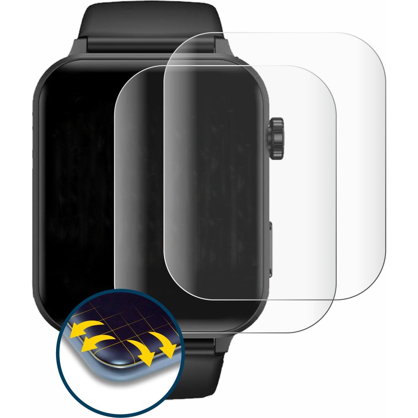 Thumbnail - BROTECT Full-Cover Displayschutz, Smartwatch Schutzfolie, Transparent