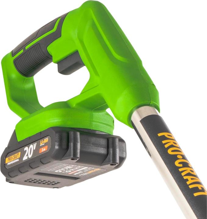 Produktbild Procraft PTA24 Akku Trimmer 20 V 150 mm + 2x Akku 2,0 Ah + Ladegerät (Kunststoffmesser, Metallschneideblatt)