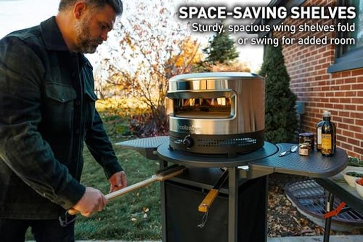 Produktbild Solo Stove Carrello per Forno Pizza in Acciaio Nero