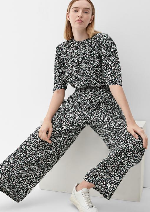Produktbild s.Oliver Overall Jumpsuit mit Allover-Muster (38)