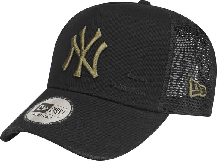 Produktbild New Era Mesh Trucker Cap DISTRESSED New York Yankees schwarz