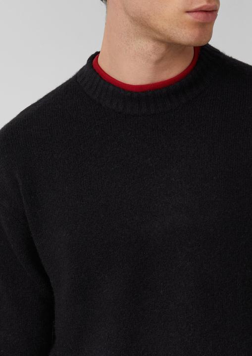 Produktbild s.Oliver Strickpullover Weicher Relaxed-Fit-Pullover aus Wollmix (S)
