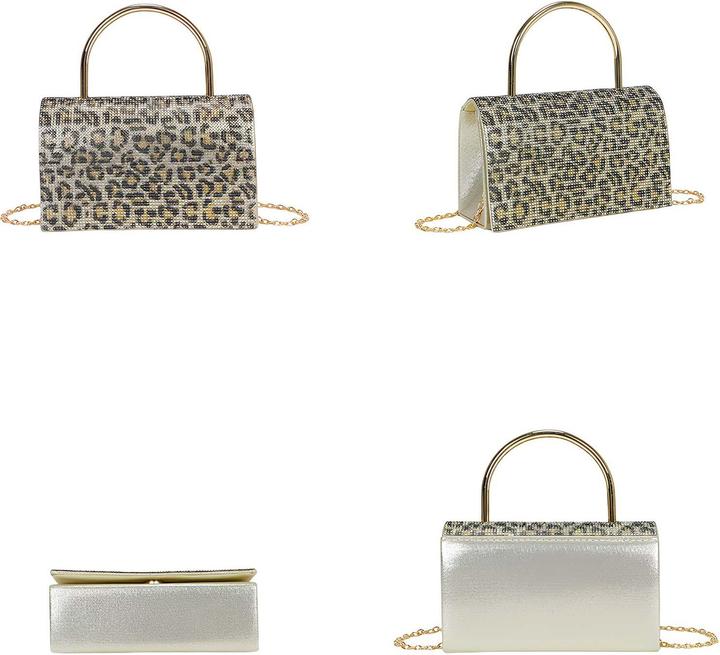 Immagine prodotto Avizar Damen Abendtasche Strassoptik Metallgriff