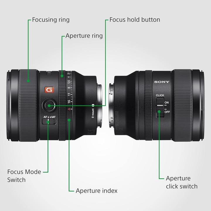 Actual product image Sony FE 24mm f/1.4 GM (Sony E, full size)