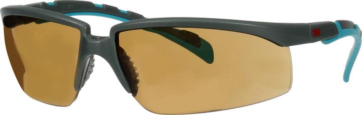Actual product image 3M Solus safety glasses lens brown, scratch resistant