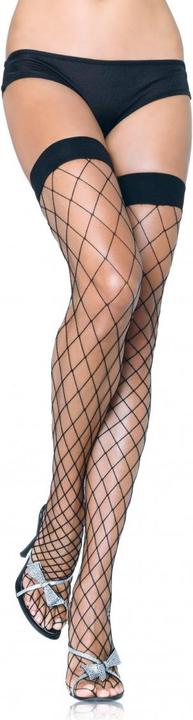 Produktbild Leg Avenue Grossmaschig - Schwarz/Weiss (One Size)