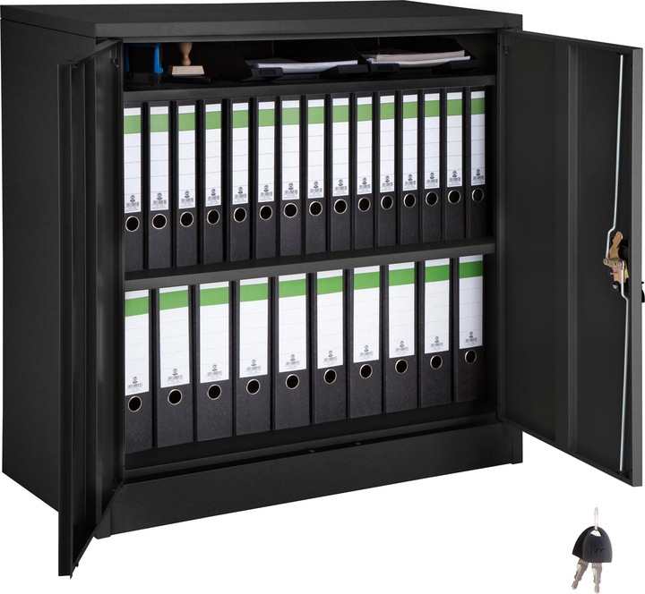tectake Filing cabinet (90 x 40 x 90 cm)