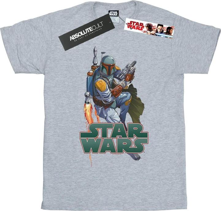 Star Wars Boba Fett Fired Up TShirt Jungen