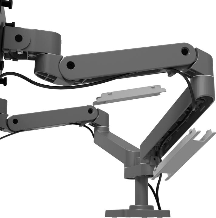 Actual product image Ergotron LX PRO ARM DUAL SIDE-BY-SIDE darkgrey (Table, 27", 10 kg)