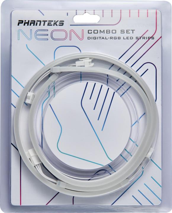 Produktbild Phanteks Neon D-RGB LED Strip, Combo-Set, 40 cm (2 Stück) - weiss (RGB)