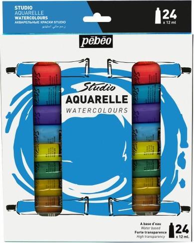 Produktbild Pebeo Feine Aquarellfarbe 24 Tuben Set (12 ml)