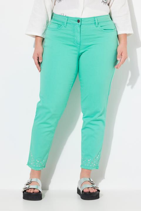 Immagine prodotto Angel of Style 7/8-Twillhose, verzierter Fransensaum, 5-Pocket (56)