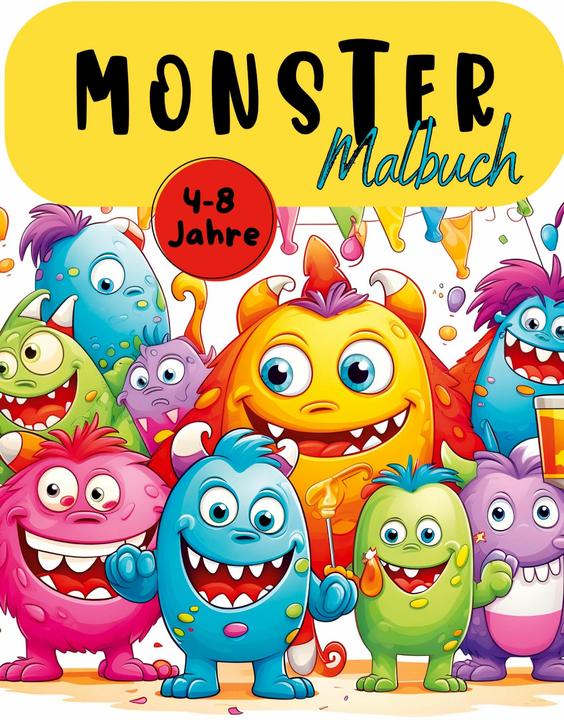 Produktbild Tier Malbücher:Monster Malbuch