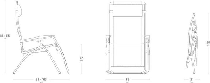 Actual product image Lafuma AirComfort (87 cm)