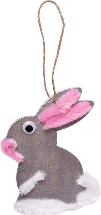 Produktbild Colorations - Kaninchen-Ornamente, 6-tlg. (6x)