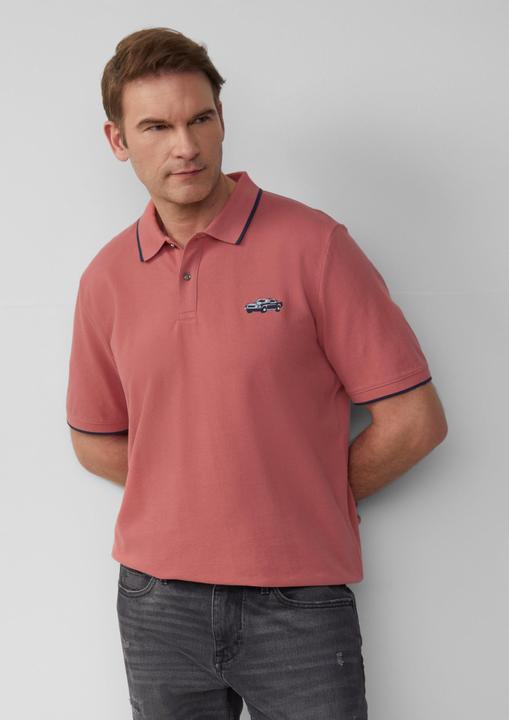 Produktbild S.Oliver Polo-Shirt Poloshirt aus Piqué mit Stickerei und Ford®-Artwork (XXL)