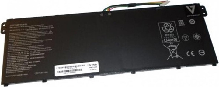 V7 Ersatzbatterie AR-AP16M5J-E für ausgewählte Acer Notebooks (2 Zellen, 4810 mAh)