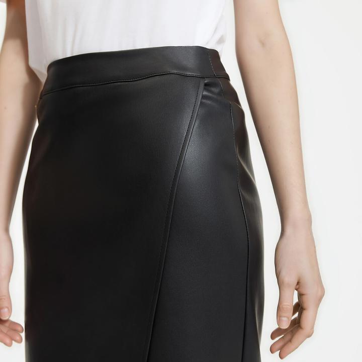 Image du produit La Redoute Collections Jupe droite en similicuir (42)