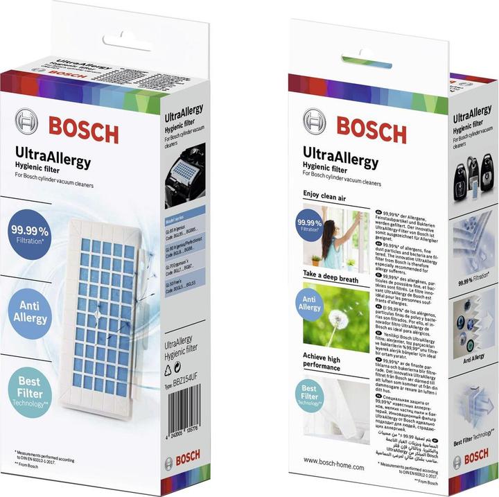 Image du produit Bosch Hausgeräte UltraAllergy Filter