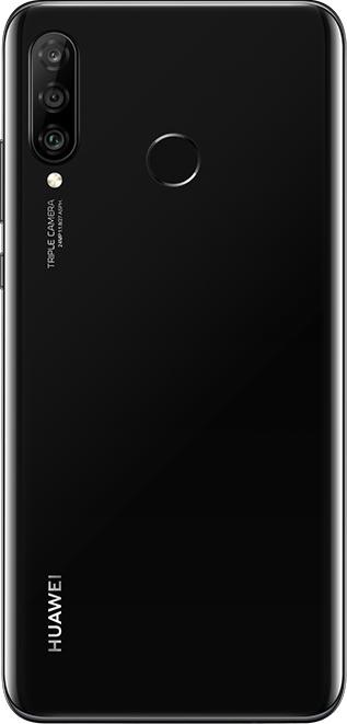 Actual product image Huawei P30 Lite (4GB) (128 GB, Midnight Black, 6.15", Hybrid Dual SIM, 48 Mpx, 4G)
