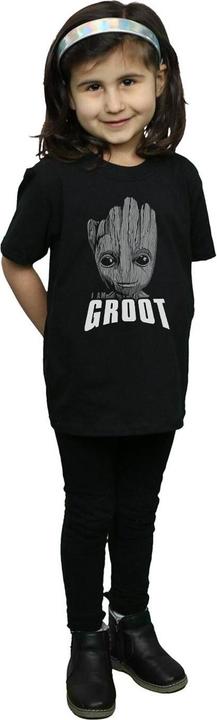 Produktbild Guardians Of The Galaxy Groot Face TShirt Mädchen (128)