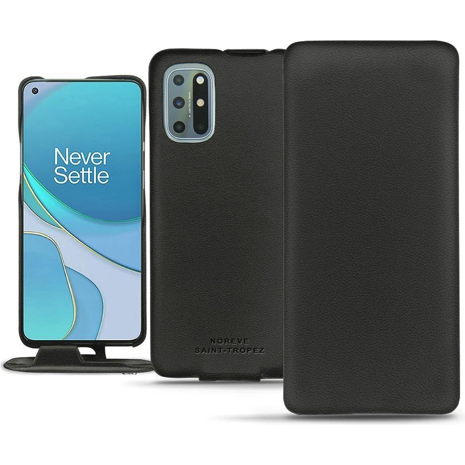 Noreve Lederschutzhülle vertikal (OnePlus 8T), Smartphone Hülle, Schwarz