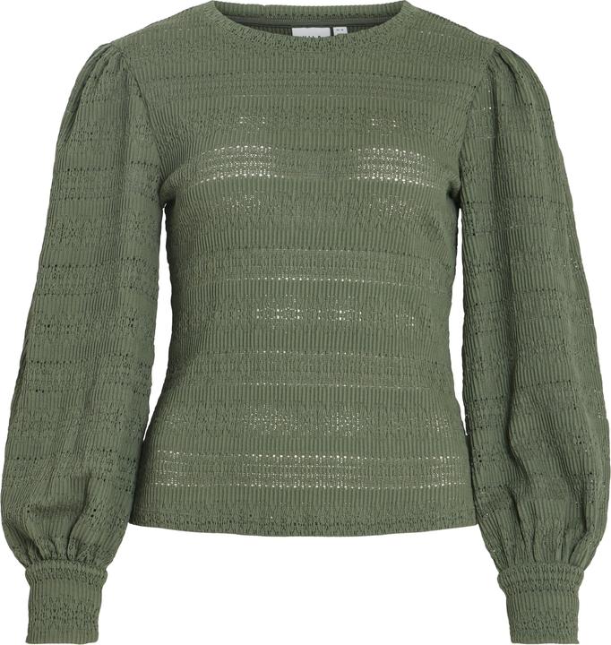 Actual product image Vila Round neck top with long sleeves (L)