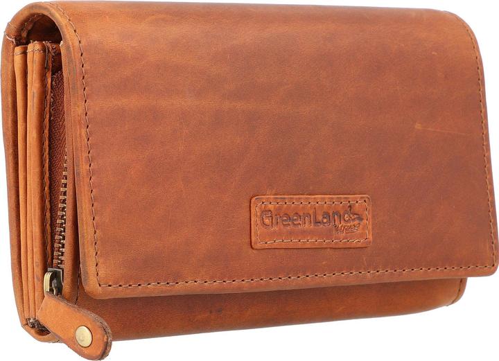 Immagine prodotto Greenland Nature Portafoglio Soft & Safe in pelle 16 cm RFID