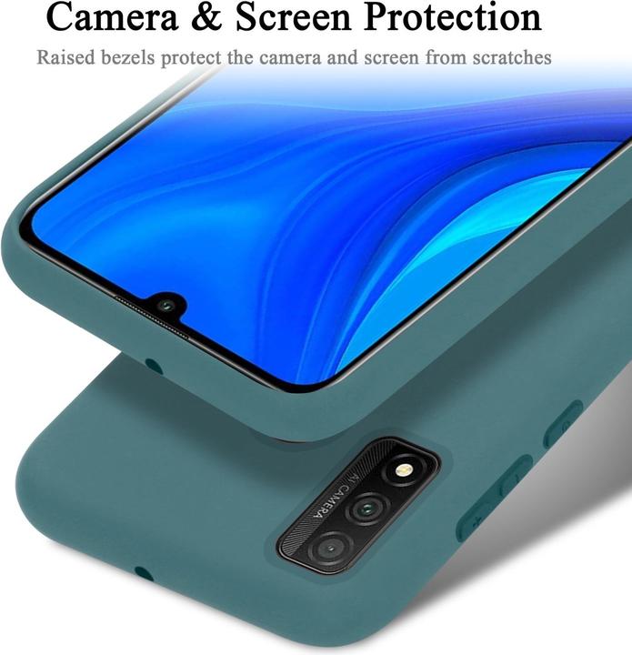Actual product image Cadorabo TPU Liquid Silicone Case Cover for Huawei P SMART 2020 (Huawei P Smart (2020))