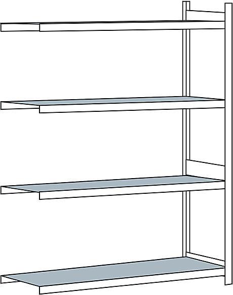 Actual product image Schulte Lagertechnik Add-on bay WS 2000 with steel shelves