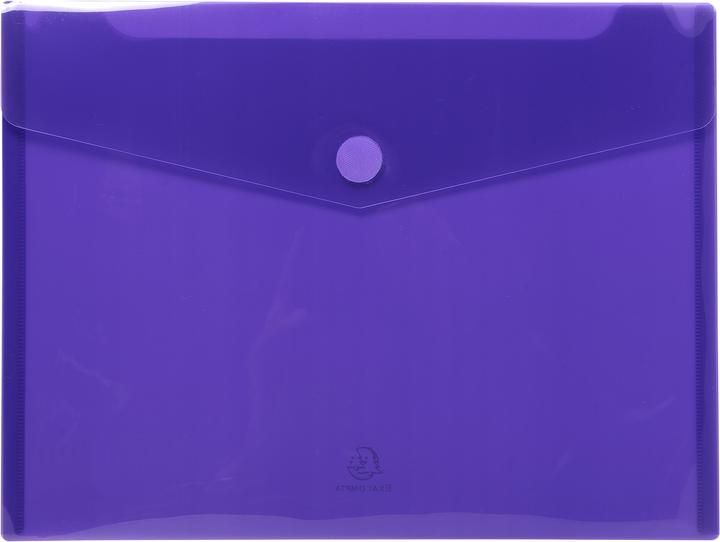 Image du produit Exacompta Sachet de 5 pochettes-enveloppes polypropylène - A4 - Couleurs assorties (A4, 5 x)