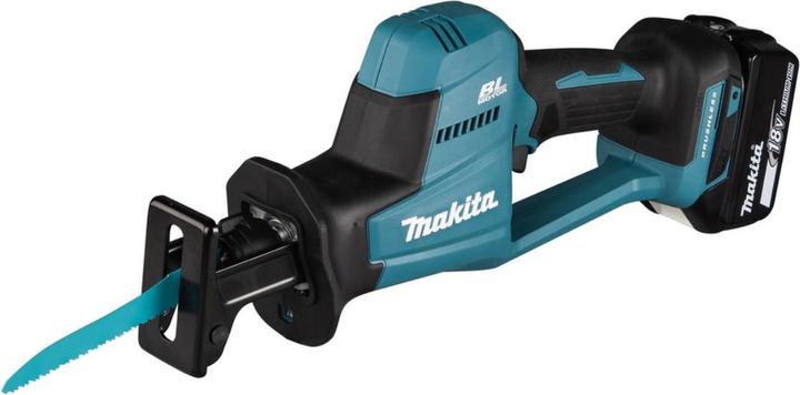 6-11Z (B-05044), 1x Recipro blade HCS 203, 7-18Z (B-05038), 1x Recipro blade BIM 152, 6-10Z, 2x Makita BL 1850 B 18 V 5.0 Ah battery (197280-8), 1x Makita DC 18 RC battery quick charger (195584-2), 1x Makita MAKPAC plastic case, 1x universal insert, 1x Makita DJR 189 cordless Recipro saw, 1x Recipro blade BIM 152