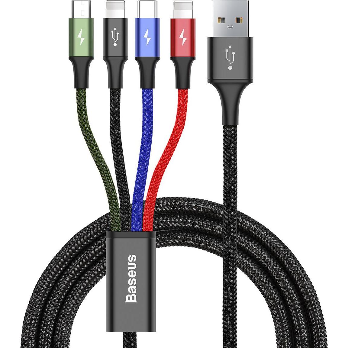 Thumbnail - Baseus 4in1 (1.20 m, USB 2.0), USB Kabel