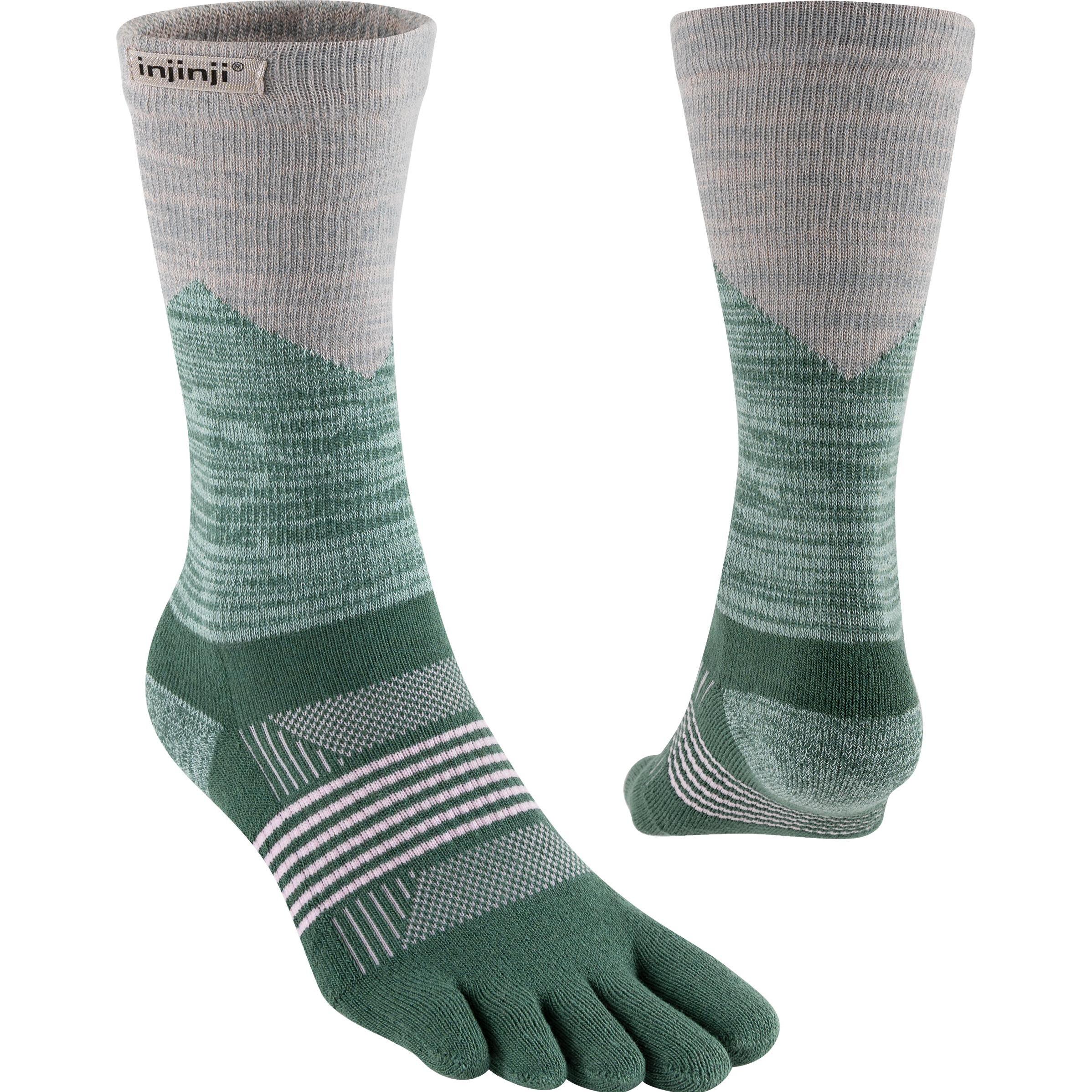 Thumbnail - Injinji, Damen, Sportsocken, Women's Trail Midweight Crew (M/L), Grün