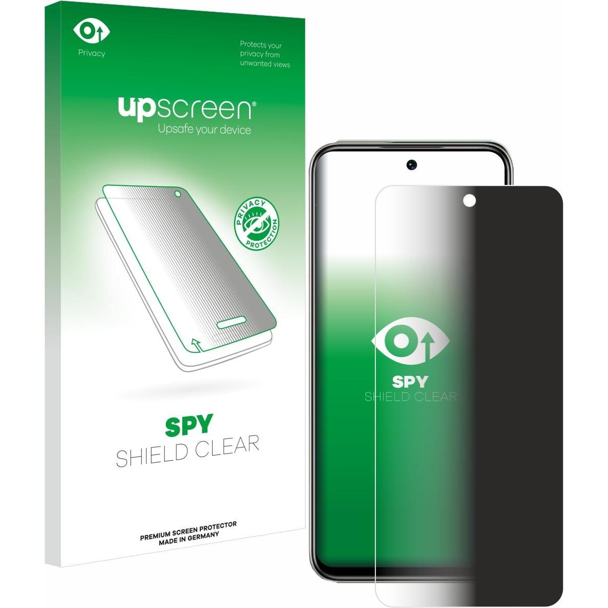 upscreen Sichtschutzfolie Anti-Spy Privacy Folie Blaulicht-Schutz (1 Stück, Infinix Hot 9), Smartphone Schutzfolie, Blau