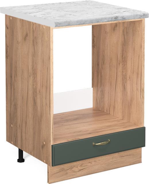 Goldkraft Eiche, Grün-Gold Landhaus, Marble-Weiss