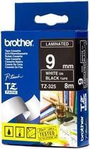 Produktbild Brother TZe-325 (0.90 cm, Schwarz, Weiss)