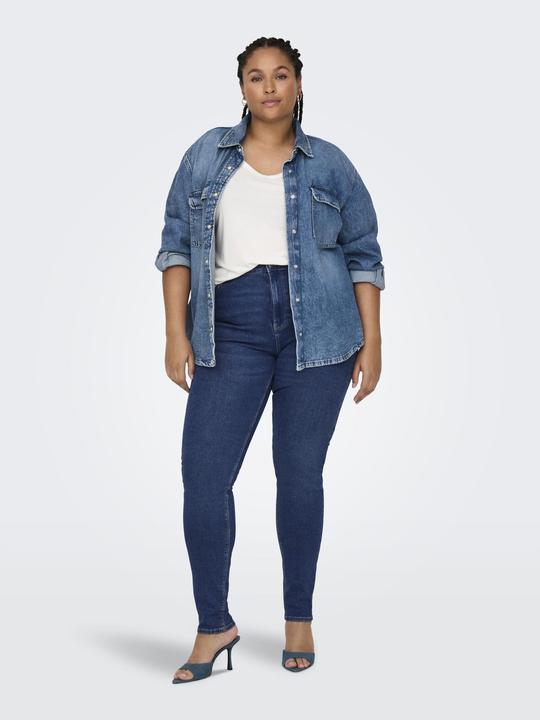 Produktbild Only CARLUNA Hohe Taille Skinny Fit Jeans Skinny Jeans (W52/L34)